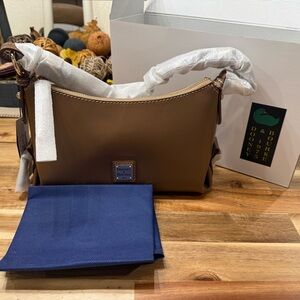 Dooney & Bourke Tan Leather Shoulder Bag